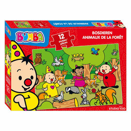 Bumba Puzzel Bosdieren, 12st.