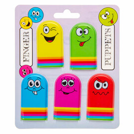 Vingerpoppetjes Gezichtjes, 5st.
