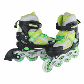 Street Rider Inline Skeelers Groen/Zwart Verstelbaar, Maat 37-40