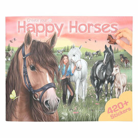 Create Your Happy Horses Stickerboek