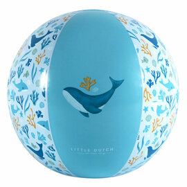 Little Dutch Ocean Dreams Strandbal Blauw, 35cm