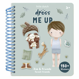 Little Dutch Dress up Stickerboek Jim Forest Friends