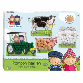 Fien & Teun Pompom Plakken