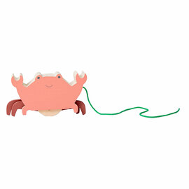 BS Toys Houten Krab met Trekkoord