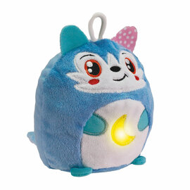 Clementoni Baby Twinkle Winkle Kleine Wolf Blauw Knuffel Nachtlamp