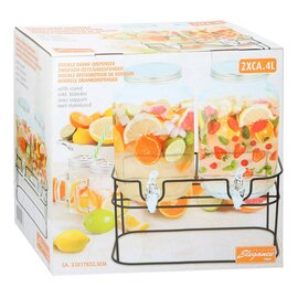 Drankdispenser, 2x4 Liter