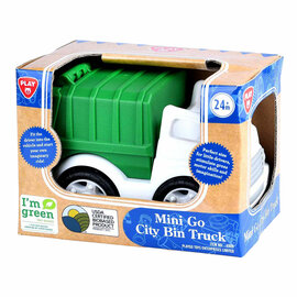 Playgo Bio Based Vuilniswagen Wit Groen
