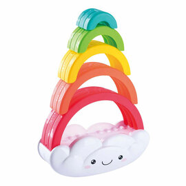 Playgo Regenboog Stapeltoren - 6dlg.