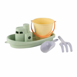 Dantoy Pastel Boot en Zandspeelset, 4dlg.