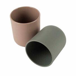 Dantoy Bekerset Mokka/Olijfgroen, 2dlg.