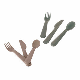 Dantoy Bestekset Mokka/Olijfgroen, 6dlg.