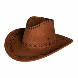 Hoed Elroy Bruin Leer