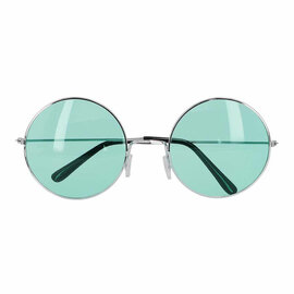 Partybril Hippie XL Groen
