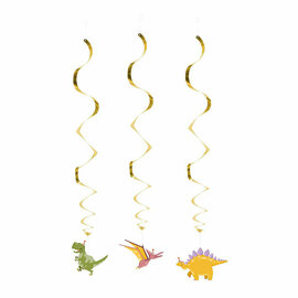 Decoratie Slingers Dino, 3dlg.