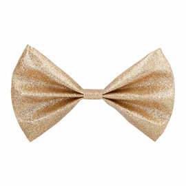 Vlinderstrik Glitter Goud