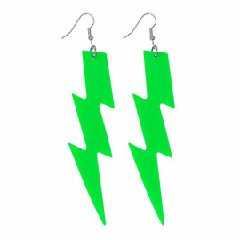 Oorbellen Flash Neon Groen