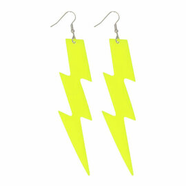 Oorbellen Flash Neon Geel