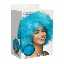 Pruik Sugar Neon Blauw