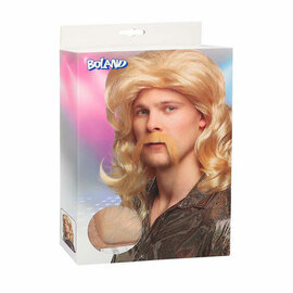 Pruik Barry met Snor