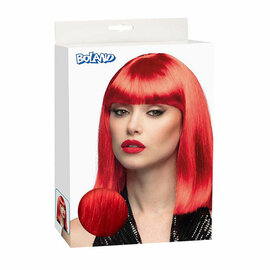 Pruik Dance Neon Rood