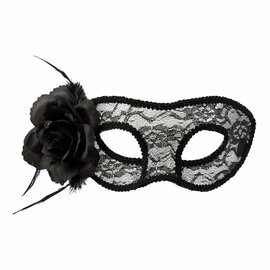 Kanten Oogmasker Mystique Zwart