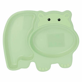 Babybord Dieren met Opstaande Randen - Nijlpaard