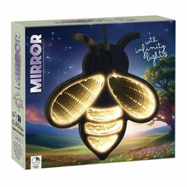 Spiegel Figuren Infinity Led - Bijtje