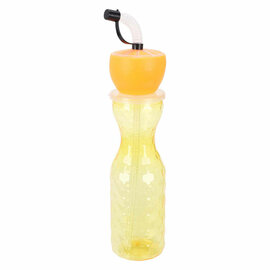 Drinkbeker met Rietje 500ml - Sinaasappel