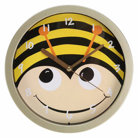 Kinder Wandklok Bij, 20cm