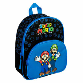 Rugzak met Voorvak Super Mario Blauw