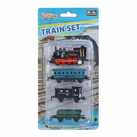 2-Play Locomotief met 3 Aanhangers