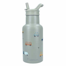 Kidzroom Drinkfles Sweet Sips Voertuigen, 350ml
