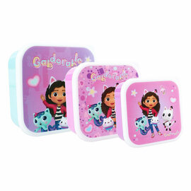 Gabby's Poppenhuis Broodtrommel 3-in-1 Fresh Bites