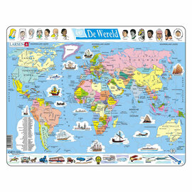 Larsen Kaart Wereld, 107st.