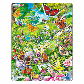 Larsen Legpuzzel Dieren - Vlinders, 42st.