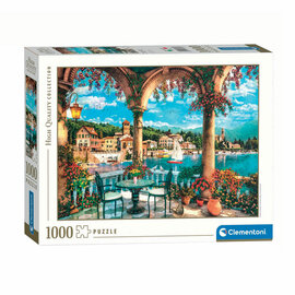 Clementoni Legpuzzel Kunstwerken Uitzicht op het Comomeer, 1000st.