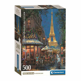 Clementoni Legpuzzel Night at the Eiffel Café, 500st.
