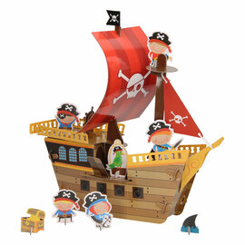 Knutselpakket Piratenboot Bouwen