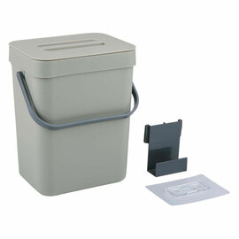 Afvalbak Keuken 3L Grijs