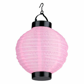 Solar Lampion Roze, 20cm