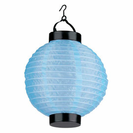 Solar Lampion Blauw, 20cm