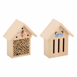 Houten Insectenhotel Vlinders/Bijen
