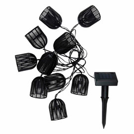 Solar Lichtsnoer Zwart, 420cm