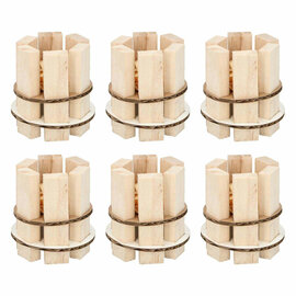 Houten Aanmaakblokjes van Hout, 6-pack