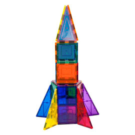 PicassoTiles Rocket Booster - Magnetische Bouwtegels, 32dlg.