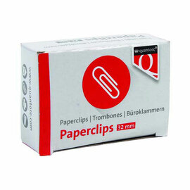Paperclip R2 32mm Kort, 100st.