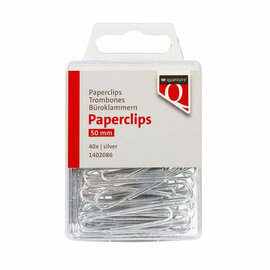 Paperclip 50mm Zilver, 100st.