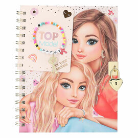 TOPModel Dagboek met Slot & Armband