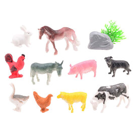 Animal World - Boerderij Dieren Speelset, 12dlg.