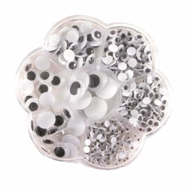 Wiebeloogjes in Opbergdoosje